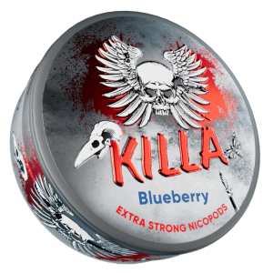 killa blueberry nicotine pouch