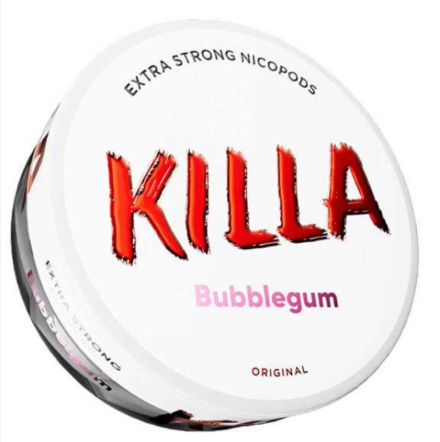 killa bubblegum nicotine pouch