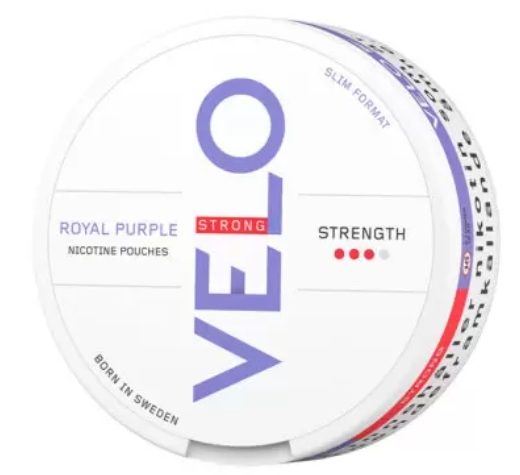 velo royal purple nicotine pouch