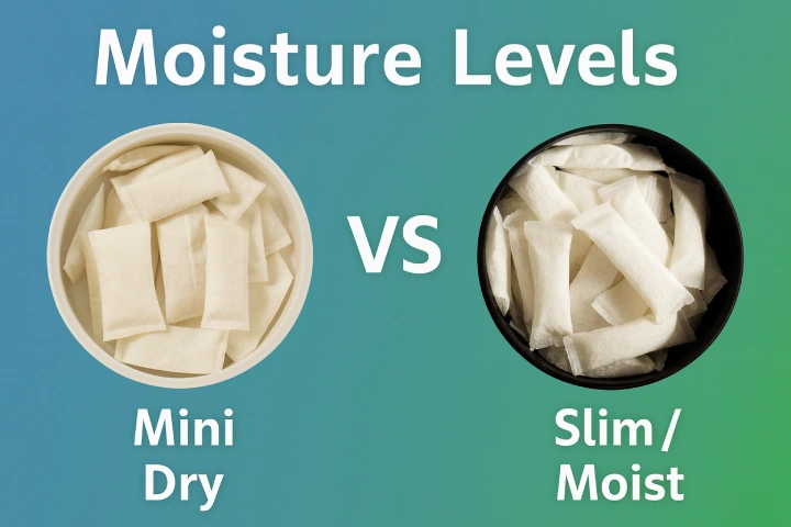 mini dry vs slim moist