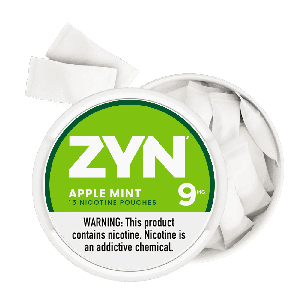 Nickel nicotine pouch with apple mint flavor, nicotine 9mg, 15pouches, smooth and refreshing vape alternative.